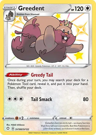 SV100/SV122 Greedent - Shining Fates