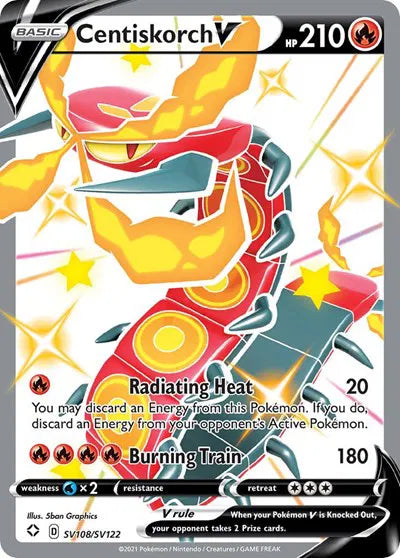 SV108/SV122 Centiskorch V - Shining Fates