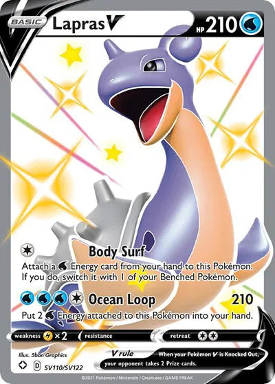 SV110/SV122 Lapras V - Shining Fates