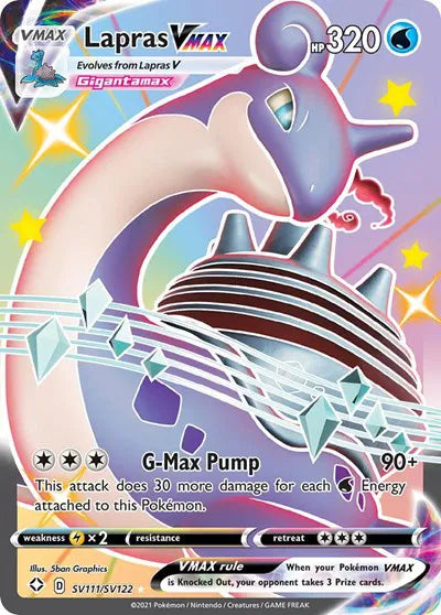 SV111/SV122 Lapras VMAX - Shining Fates