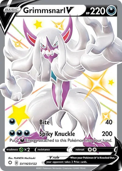 SV116/SV122 Grimmsnarl V - Shining Fates