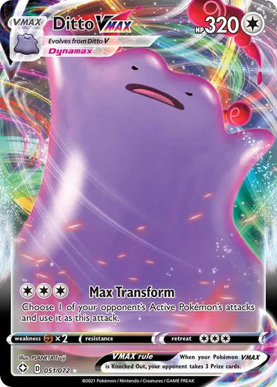 051/072 Ditto VMAX - Shining Fates
