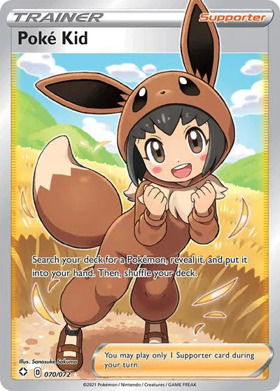 070/072 Poké Kid - Shining Fates