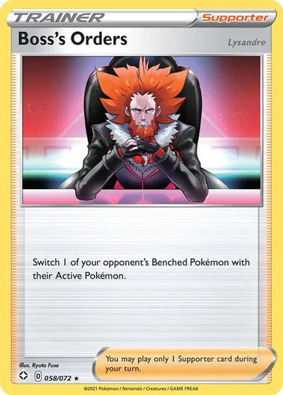 058/072 Boss's Orders Holofoil - Shining Fates