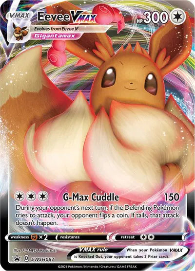 SWSH087 Eevee VMAX - SWSH Black Star Promo