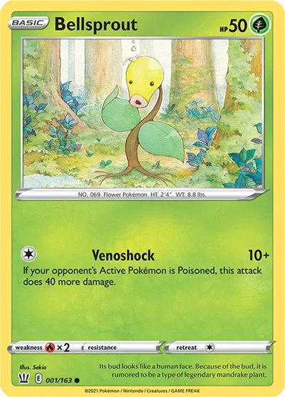 001/163 Bellsprout Reverse Holo