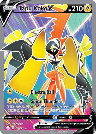 147/163 Tapu Koko V - Battle Styles