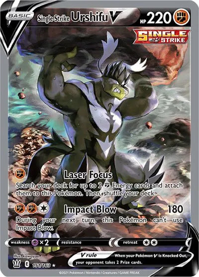 151/163 Single Strike Urshifu V - Battle Styles