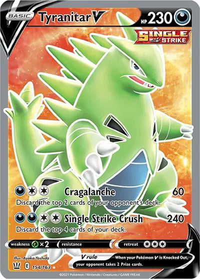 154/163 Tyranitar V - Battle Styles