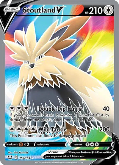 157/163 Stoutland V - Battle Styles