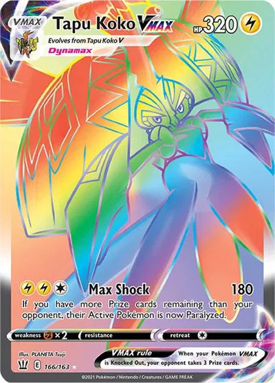 166/163 Tapu Koko VMAX - Battle Styles