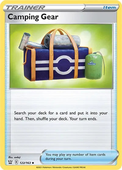 122/163 Camping Gear Reverse Holo - Battle Styles