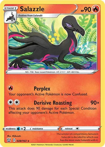 028/163 Salazzle Reverse Holo