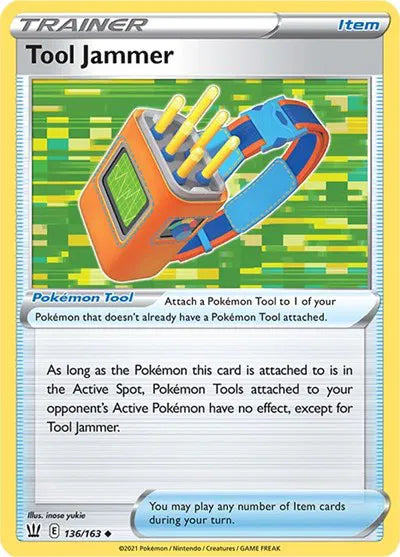 136/163 Tool Jammer Reverse Holo - Battle Styles