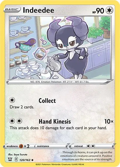 120/163 Indeedee Reverse Holo - Battle Styles