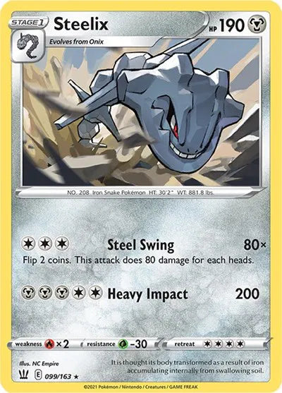 099/163 Steelix Holofoil - Battle Styles