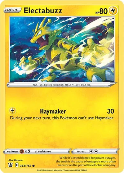 044/163 Electabuzz Reverse Holo - Battle Styles
