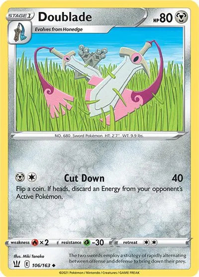 106/163 Doublade Reverse Holo - Battle Styles