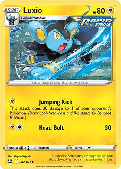 047/163 Luxio Reverse Holo - Battle Styles