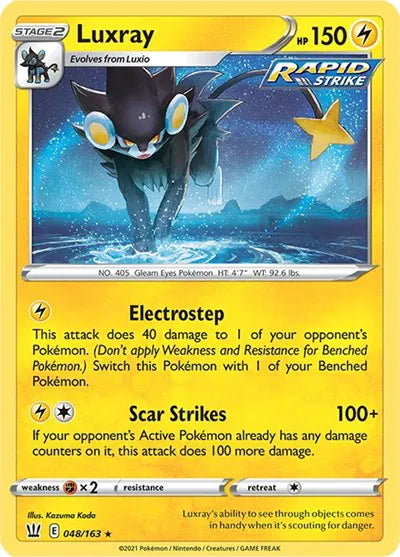 048/163 Luxray Holofoil - Battle Styles