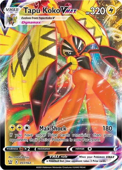 051/163 Tapu Koko VMAX - Battle Styles