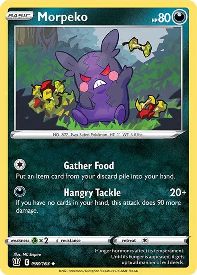098/163 Morpeko Reverse Holo - Battle Styles