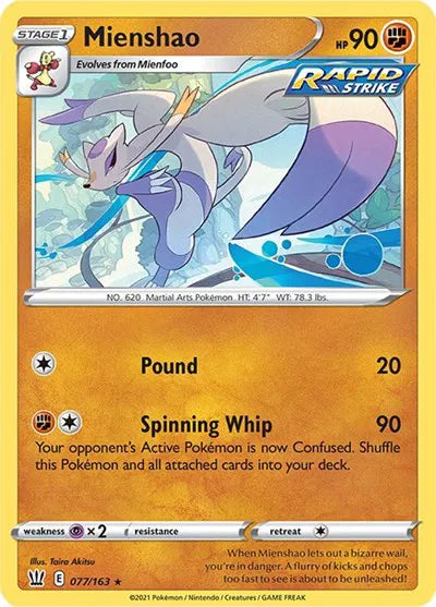 077/163 Misenshao Reverse Holo - Battle Styles