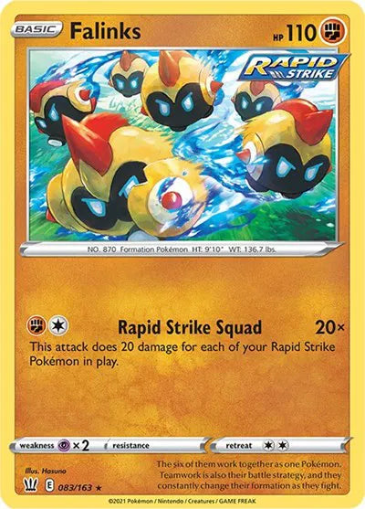 083/163 Falinks Reverse Holo - Battle Styles