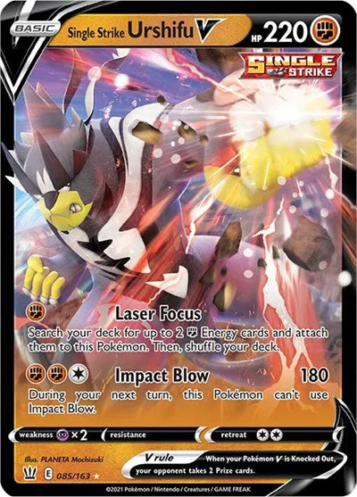 085/163 Single Strike Urshifu V - Battle Styles