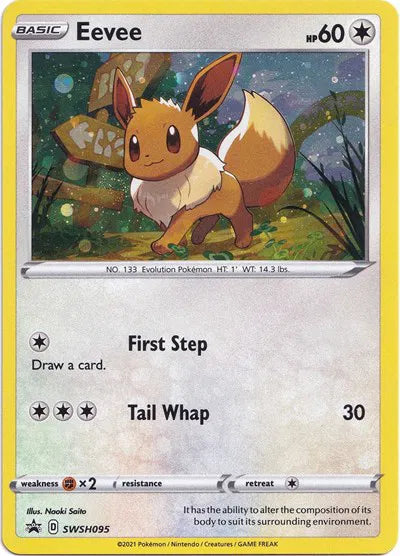 SWSH095 Eevee - SWSH Black Star Promo