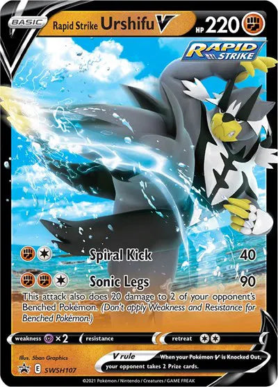 SWSH107 Rapid Strike Urshifu V - SWSH Black Star Promo