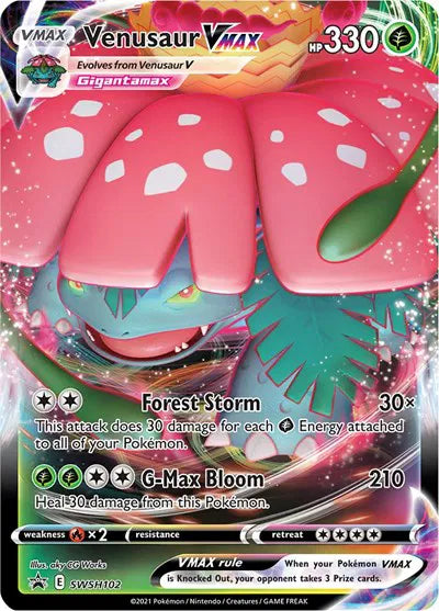 SWSH102 Venusaur VMAX - SWSH Black Star Promo