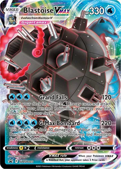 SWSH103 Blastoise VMAX - SWSH Black Star Promo