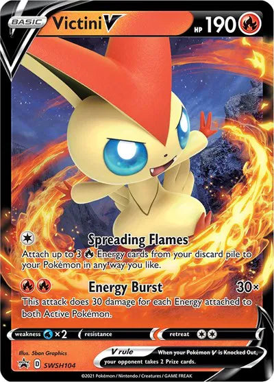 SWSH104 Victini V - SWSH Black Star Promo
