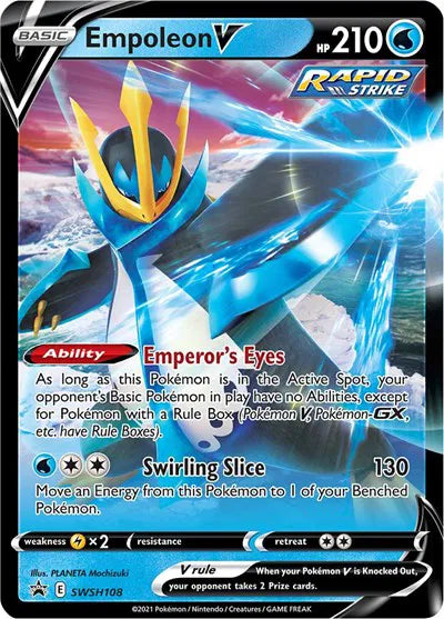 SWSH108 Empoleon V - SWSH Black Star Promo