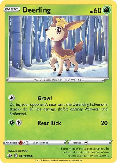 011/198 Deerling Reverse Holo