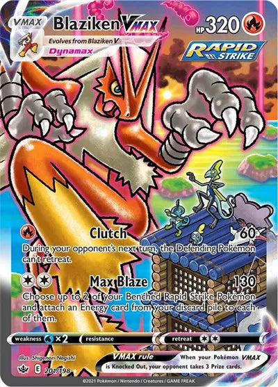 201/198 Blaziken VMAX - Chilling Reign