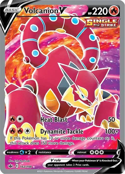 162/198 Volcanion V - Chilling Reign