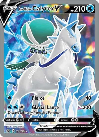 163/198 Ice Rider Calyrex V - Chilling Reign