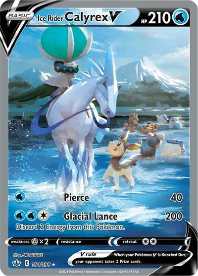 164/198 Ice Rider Calyrex V - Chilling Reign