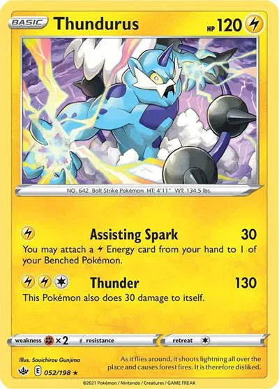 052/198 Thundurus Holofoil - Chilling Reign