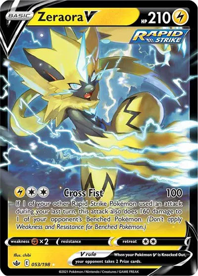 053/198 Zeraora V - Chilling Reign