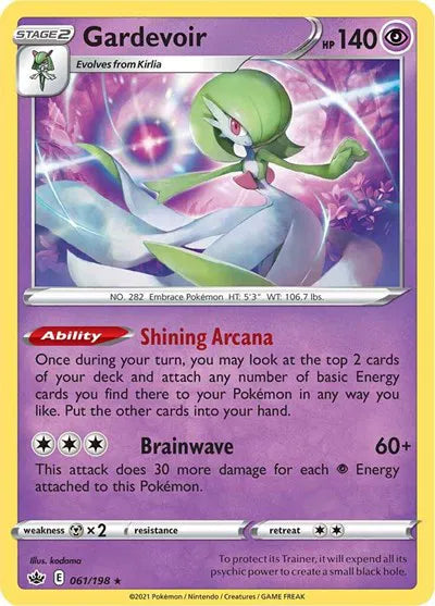 061/198 Gardevoir Reverse Holo - Chilling Reign