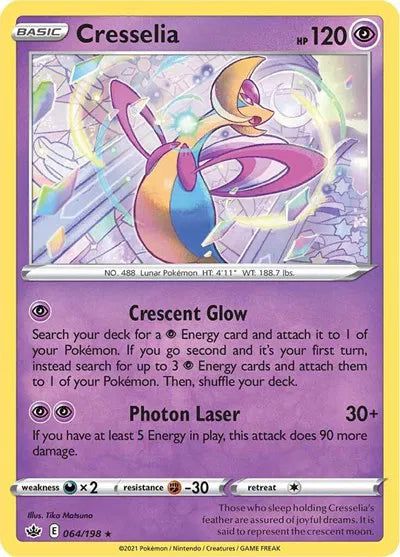 064/198 Cresselia Reverse Holo - Chilling Reign