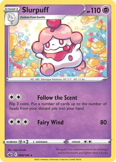 068/198 Slurpuff Reverse Holo - Chilling Reign
