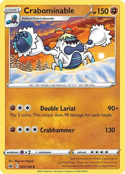 085/198 Crabominable Reverse Holo - Chilling Reign