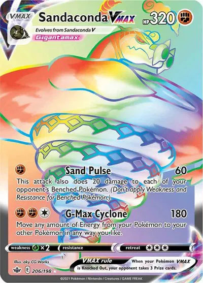 206/198 Sandaconda VMAX - Chilling Reign