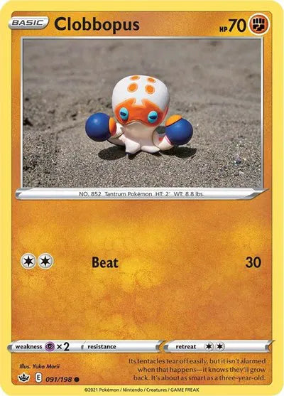 091/198 Clobbopus Reverse Holo - Chilling Reign