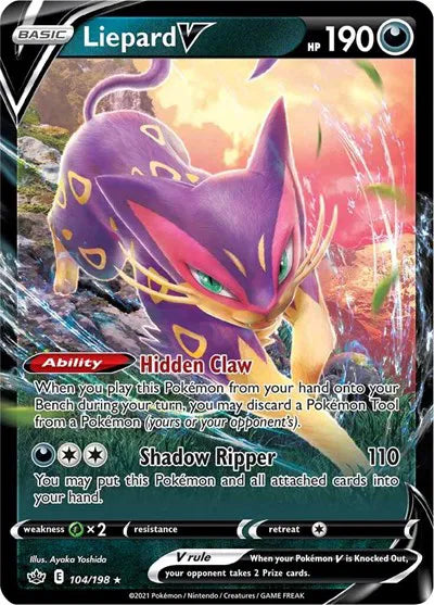 104/198 Liepard V - Chilling Reign