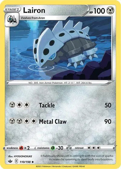 110/198 Lairon Reverse Holo - Chilling Reign